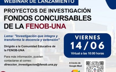 Lanzamiento de la convocatoria de Fondos Concursables 2024 de la FENOB-UNA